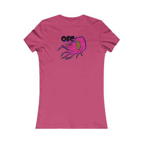 On Fleek Cosmetics Women's Favorite Tee - purple logo