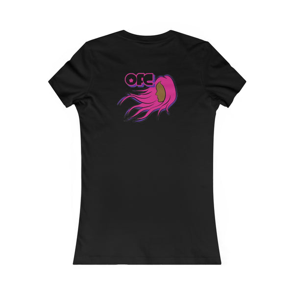 On Fleek Cosmetics Women's Favorite Tee - purple logo