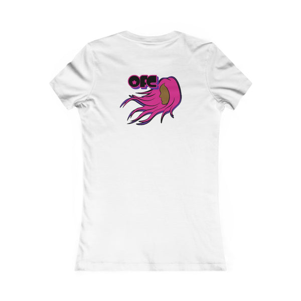 On Fleek Cosmetics Women's Favorite Tee - purple logo