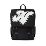 Alota Note$ Garmentry Shoulder Backpack - Lettermark Logo Classic Design