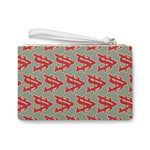 Alota Note$ Garmentry ‘>$’ Icon Pattern Clutch Bag - DGMGR Seamoss