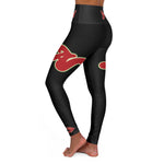 Yoga Leggings - Alota Note$ ANG Fit+ High Waisted Leggings (DGMGR Black)