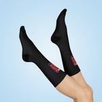 Gotham City Legends Cushioned Crew Socks - Black/Orange/Purple