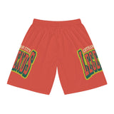 Gotham City Legends Basketball Shorts (AOP)-Tomato/Pine/Goldenrod Lime