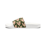 Alota Note$ Garmentry ‘>$’ Icon Pattern Men's Slide Sandals - DGMGR Forest