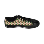 Alota Note$ Garmentry ‘>$’ Icon Pattern Women's Low Top Sneakers - DGMGR Forest