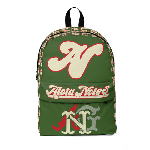 Alota Note$ Garmentry Unisex Classic Backpack - DGMGR Green