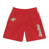 Alota Note$ Garmentry Men's Jogger Shorts (AOP) - DGMGR Red