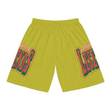 Gotham City Legends Basketball Shorts (AOP)-GoldenRod Lime/Tomato/Pine