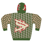 Alota Note$ '4Logo' Unisex Pullover Hoodie (AOP) 'DGMGR' Forest