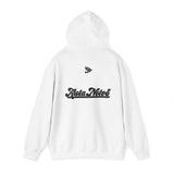 Alota Note$ Garmentry Black Lettermark x Wordmark Unisex Heavy Blend™ Hooded Sweatshirt (13 colors)