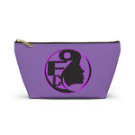 On Fleek Cosmetics Accessory Pouch w T-bottom - Lavender/Purple