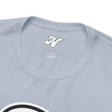 Alota Note$ Garmentry White Lettermark/Wordmark Combo Logo x Dollar Sign Icon Unisex Jersey Short Sleeve Tee