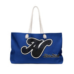 Alota Note$ Garmentry Lettermark Weekender Bag-Royal