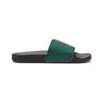 Gotham City Legends Men's PU Slide Sandals-Pine/Tomato/Goldenrod Lime/Black