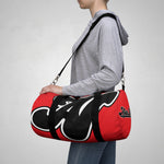 Alota Note$ Garmentry Lettermark Duffel Bag - Fire Red