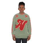 Alota Notes Garmentry Unisex Sweatshirt (AOP) - DGMGR Seamoss