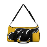 Alota Note$ Garmentry Lettermark Duffel Bag - Mustard Gold