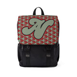 Alota Note$ 'Lettermark' x 'Greater Than Money Icon' Unisex Casual Shoulder Backpack DGMGR Mint