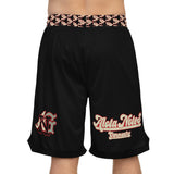 Alota Note$ Garmentry Basketball Rib Shorts (AOP) - DGMGR Black