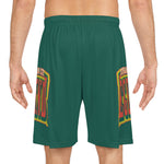 Gotham City Legends Basketball Shorts (AOP)-Pine/Tomato/Goldenrod Lime