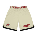 Alota Note$ Garmentry Basketball Rib Shorts (AOP) - DGMGR Tan