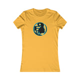 On Fleek Cosmetics Women's Favorite Tee - turquoise logo