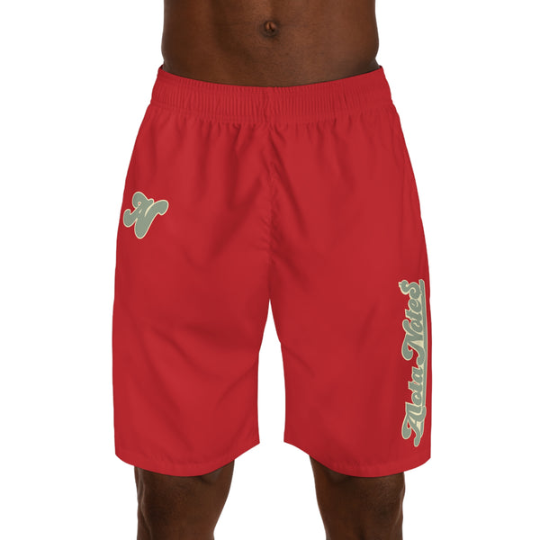 Alota Note$ Garmentry Men's Jogger Shorts (AOP) - DGMGR Red