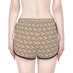 Alota Note$ Garmentry >$ Icon Pattern Women's Relaxed Boy Shorts (AOP) - DGMGR Seamoss