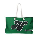 Alota Note$ Garmentry Lettermark Weekender Bag-Kelly Green