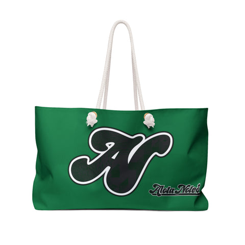 Alota Note$ Garmentry Lettermark Weekender Bag-Kelly Green