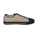 Alota Note$ Garmentry >$ Icon Pattern Men's Low Top Sneakers - DGMGR Seamoss