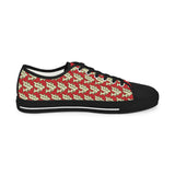 Alota Note$ Garmentry >$ Icon Pattern Men's Low Top Sneakers - DGMGR Red