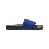 Gotham City Legends Men's PU Slide Sandals-Royal/Orange/Royal