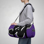 Alota Note$ Garmentry Lettermark Duffel Bag - Purple