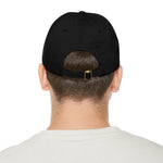 On Fleek Clothing 'WindyHair' Logo Dad Hat with Leather Patch