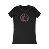 On Fleek Cosmetics Women's Favorite Tee - salmon logo