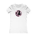 On Fleek Cosmetics Women's Favorite Tee - salmon logo