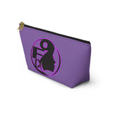 On Fleek Cosmetics Accessory Pouch w T-bottom - Lavender/Purple