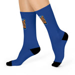 Gotham City Legends Cushioned Crew Socks - Royal/Orange/Blue