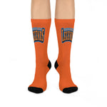 Gotham City Legends Cushioned Crew Socks - Orange/Orange/Blue