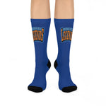 Gotham City Legends Cushioned Crew Socks - Royal/Orange/Blue