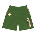 Alota Note$ Garmentry Men's Jogger Shorts (AOP) - DGMGR Forest Green