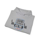 Gotham City Legends 'LEGENDS Are Born in NY' Unisex Heavy Blend™ Hooded Sweatshirt