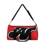 Alota Note$ Garmentry Lettermark Duffel Bag - Fire Red