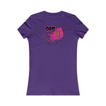 On Fleek Cosmetics Women's Favorite Tee - hot pink logo