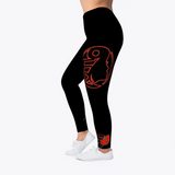 On Fleek Cosmetics OFC Seal Logo Leggings - Pink Logo