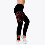 On Fleek Cosmetics OFC Seal Logo Leggings - Pink Logo