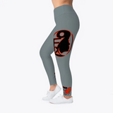 On Fleek Cosmetics OFC Seal Logo Leggings - Pink Logo