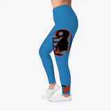 On Fleek Cosmetics OFC Seal Logo Leggings - Pink Logo